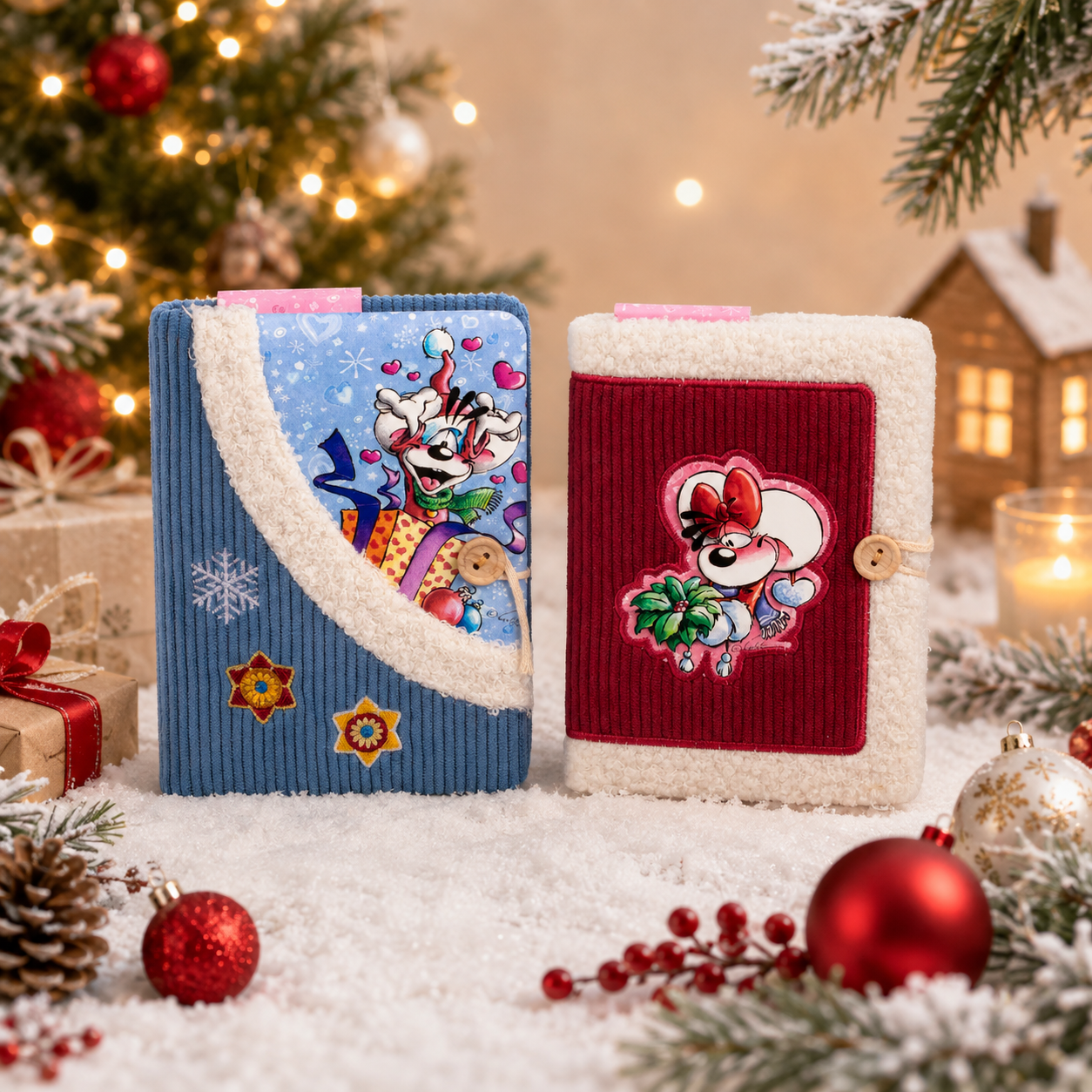 Carnet A6 Noël diddl ❄️ PRÉCOMMANDE