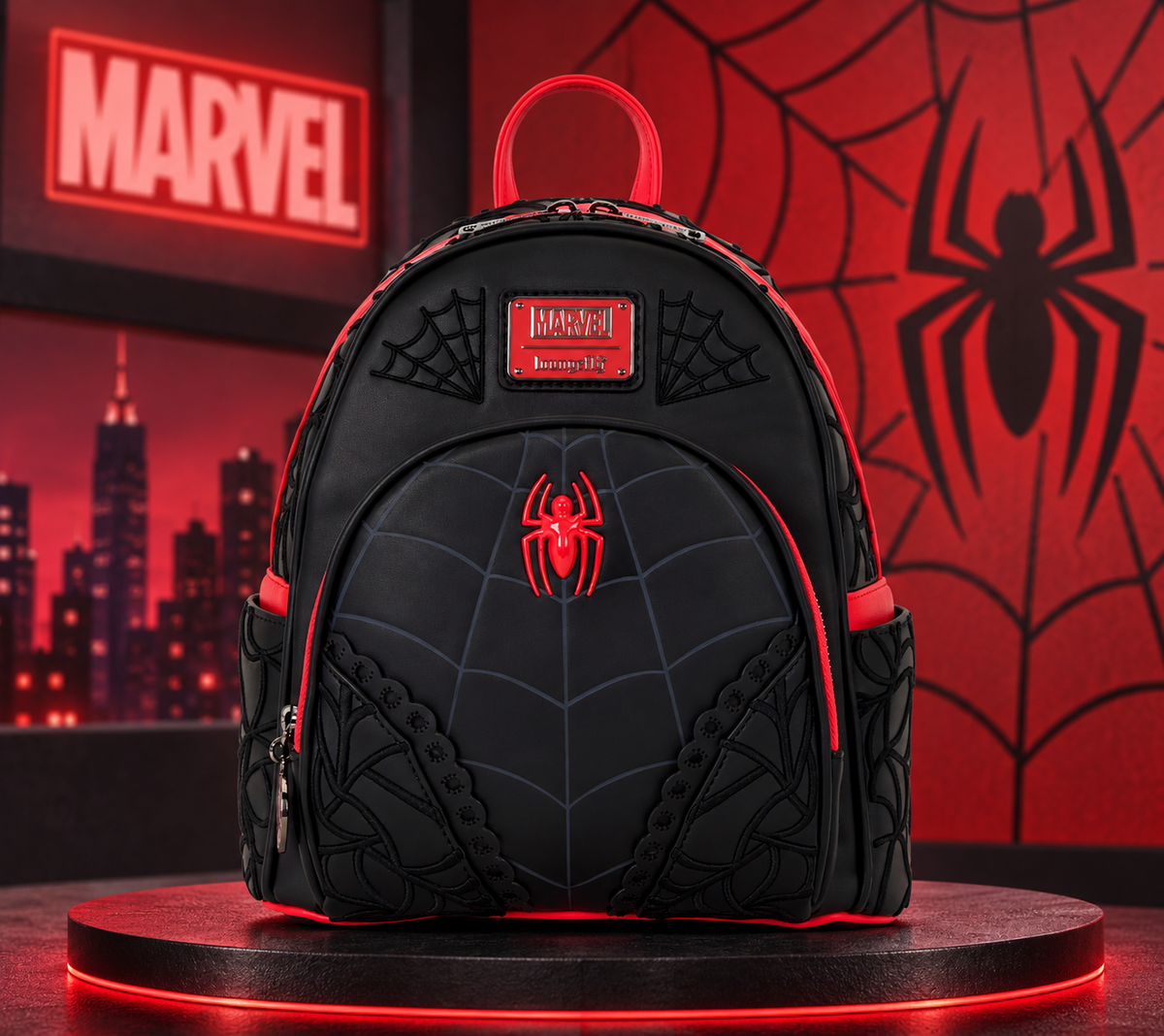 SPIDER-MAN - Spider Web - Mini Sac à Dos LoungeFly