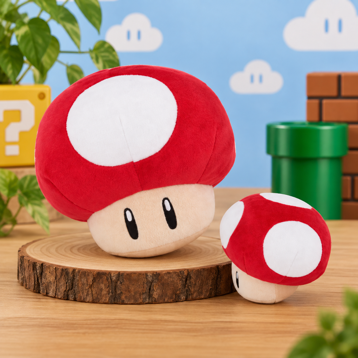 SUPER MARIO - Super Champignon - Peluche 16cm