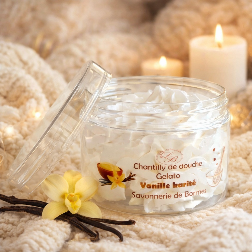 Chantilly de douche et bain vanille 100g ✨