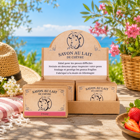 Savon au Lait de Chèvre – Douceur & Soin Naturel 🌿