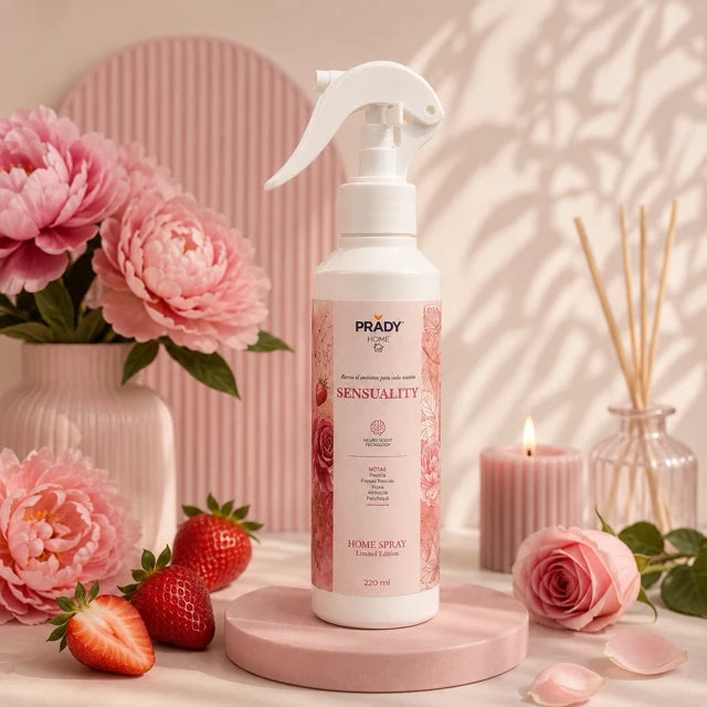 Spray d'Ambiance Maison et Tissu SENSUALITY 220ML - Prady 🌸