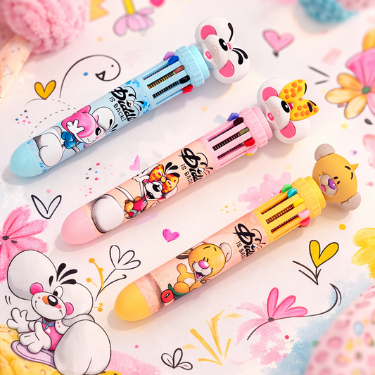 ✏️ Stylo 3D 10 couleurs Diddl – Le stylo fun et magique !
