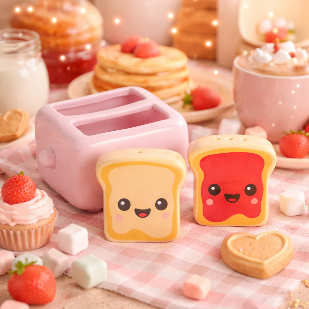 🍞 Salière & Poivrière Grille-Pain Kawaii _ DEFAUT VOIR LIVE