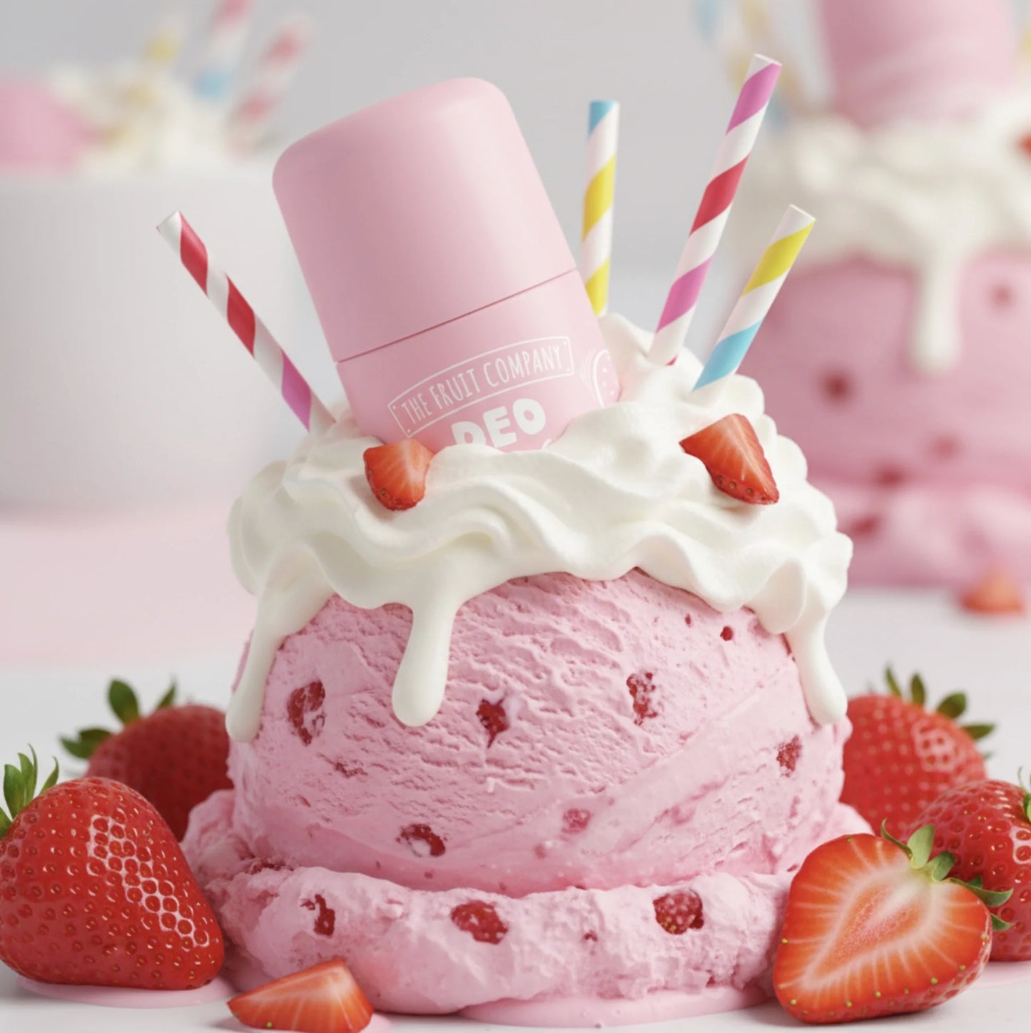 Déodorant roll on fraise chantilly - The fruit company