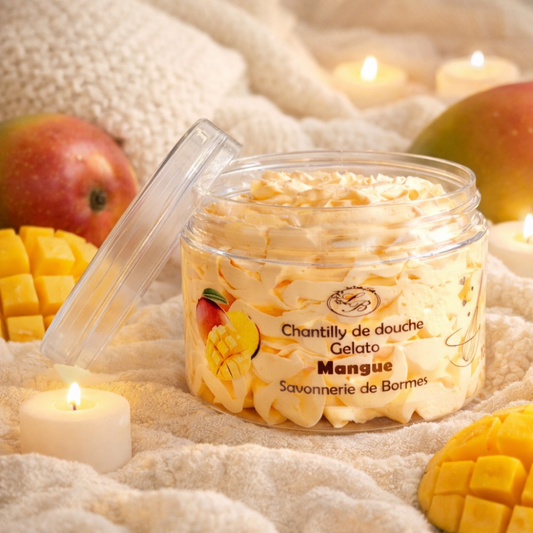 Chantilly de douche et bain mangue 🥭