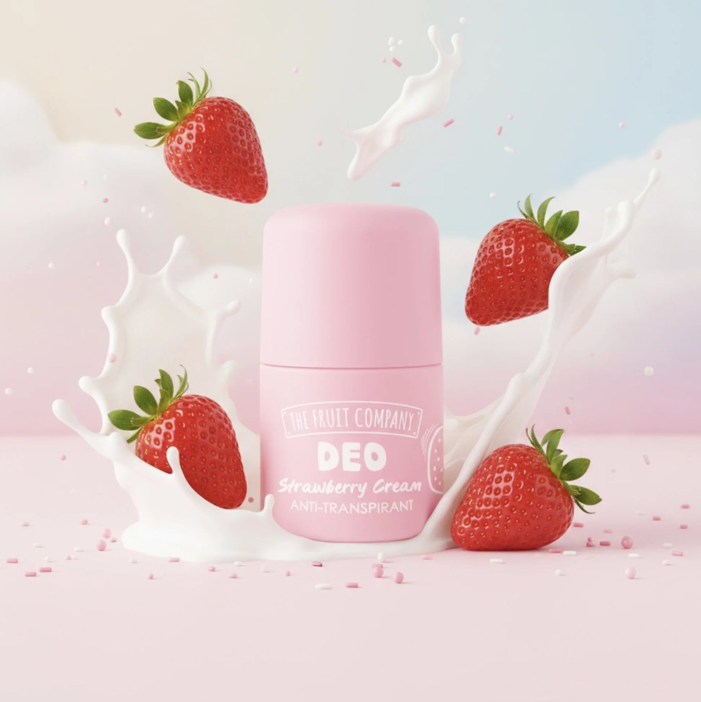 Déodorant roll on fraise chantilly - The fruit company