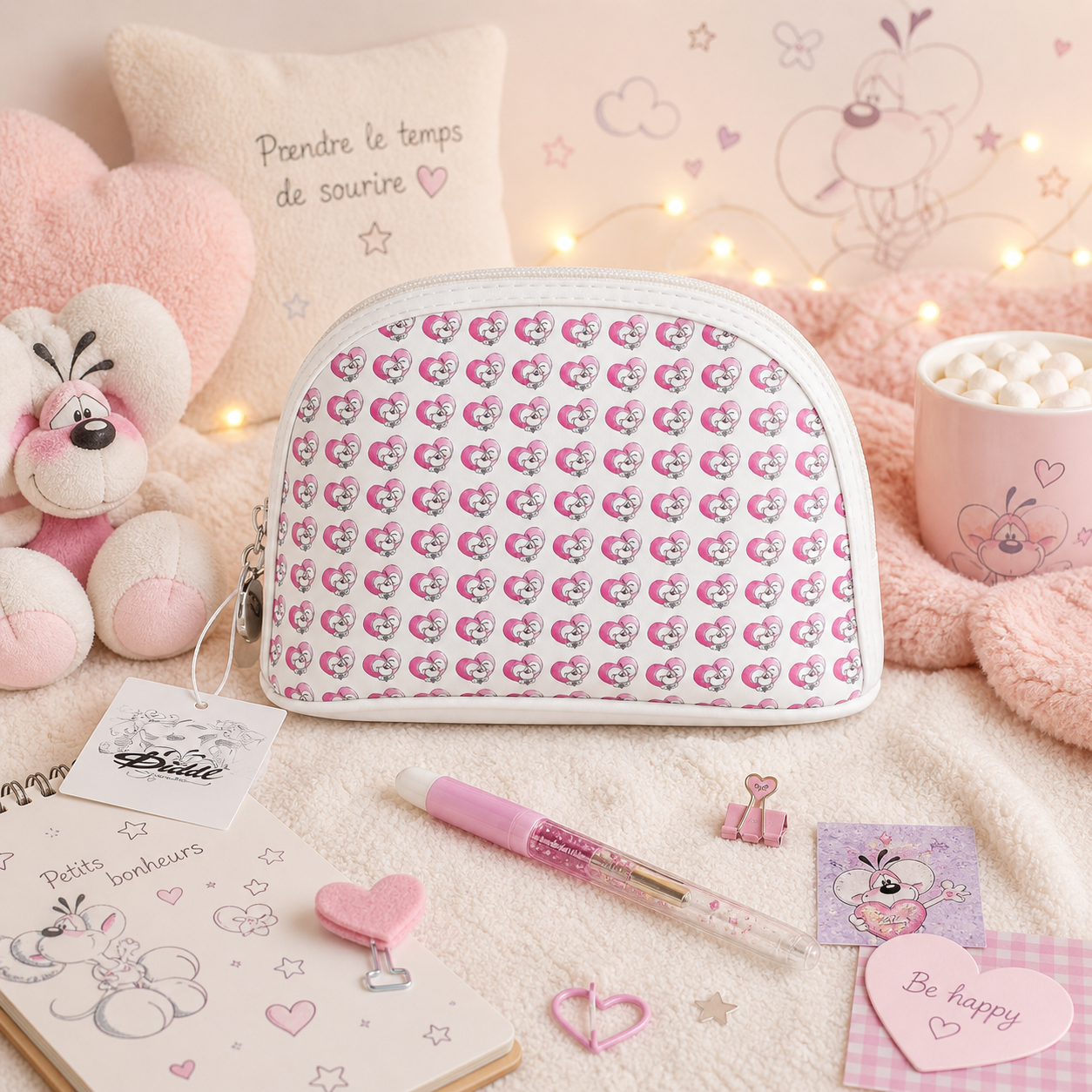Trousse cosmétique Diddl ✨ magic patterns collection signature