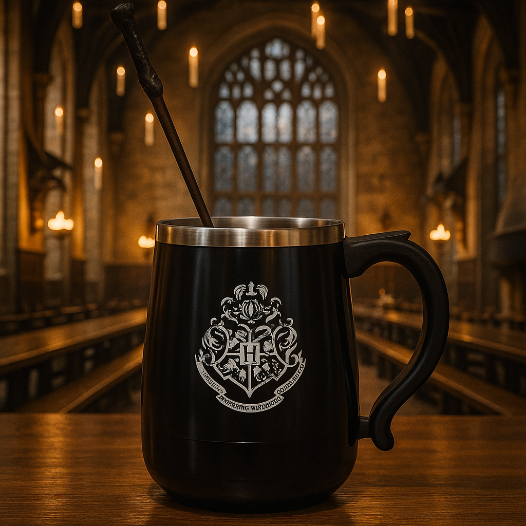 Harry Potter - Mug auto-mélangeur avec baguette magique (350 ml) 🪄