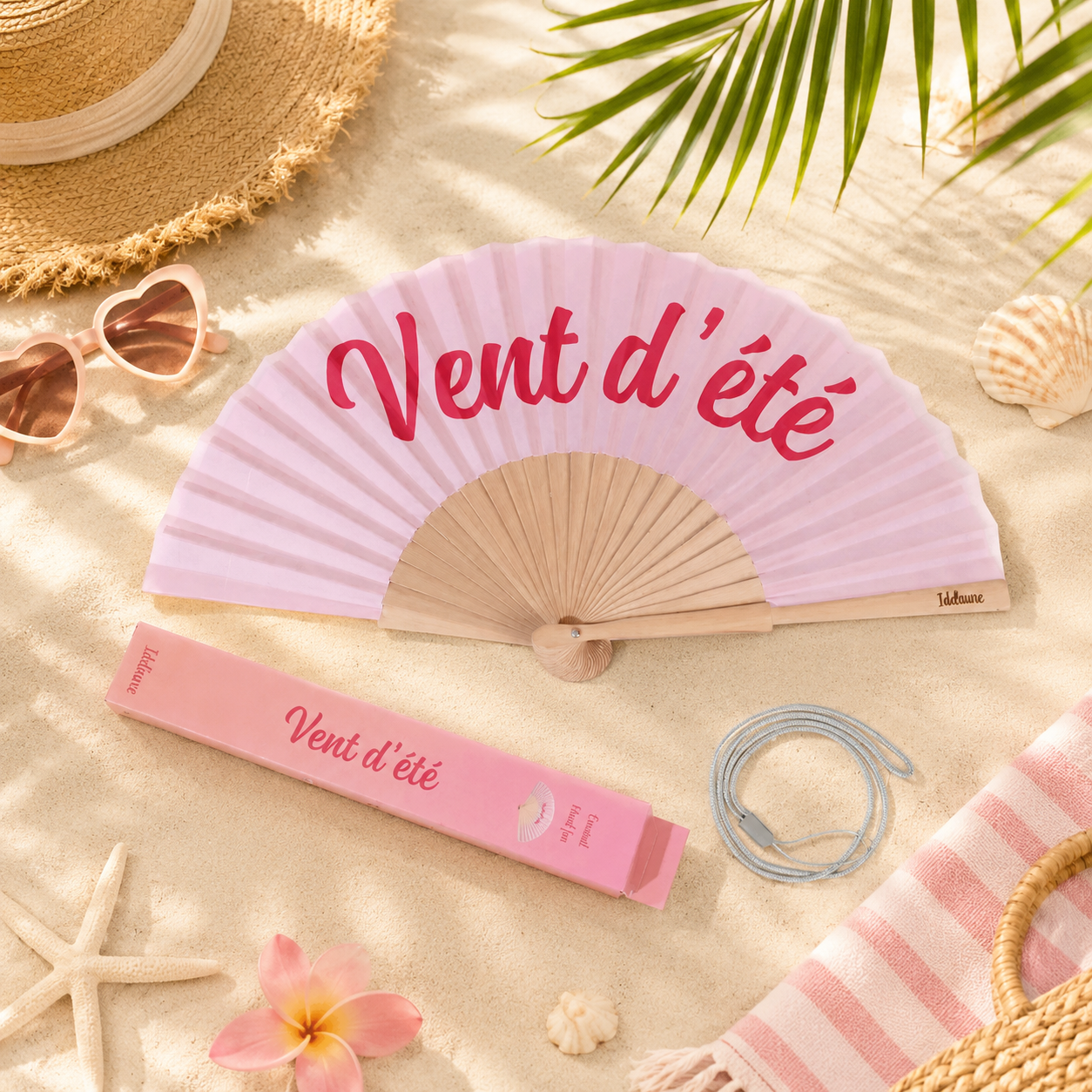 Éventail Vent d’été 🩷✨