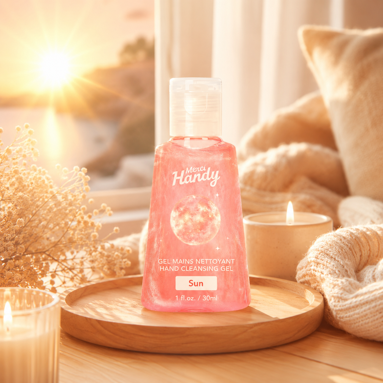 Gel mains nettoyant Sun ✨ merci handy