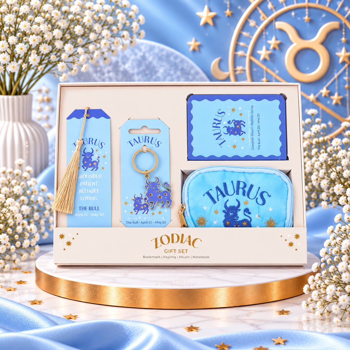 ♉✨ COFFRET CADEAU ASTROLOGIQUE TAUREAU – ZODIAC ✨♉