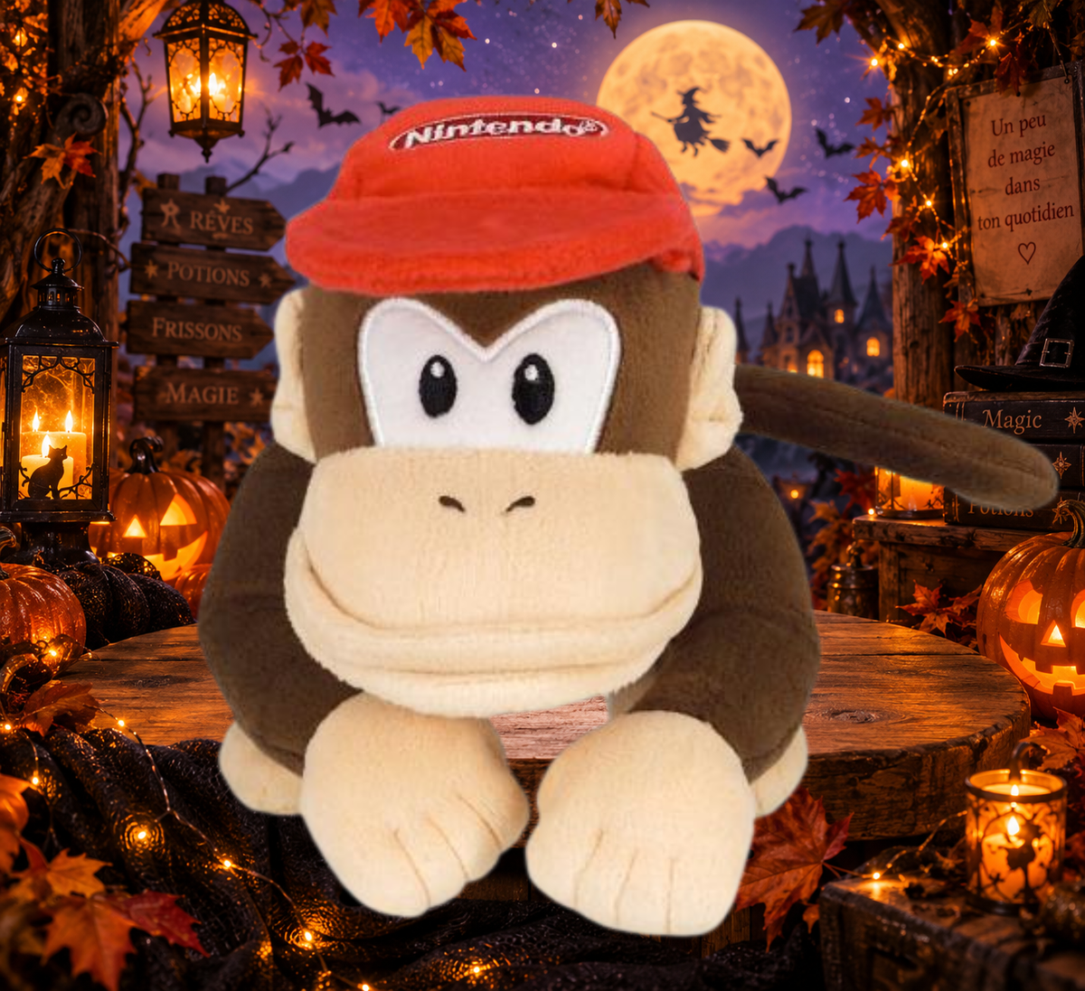 SUPER MARIO - Diddy Kong - Peluche 21cm