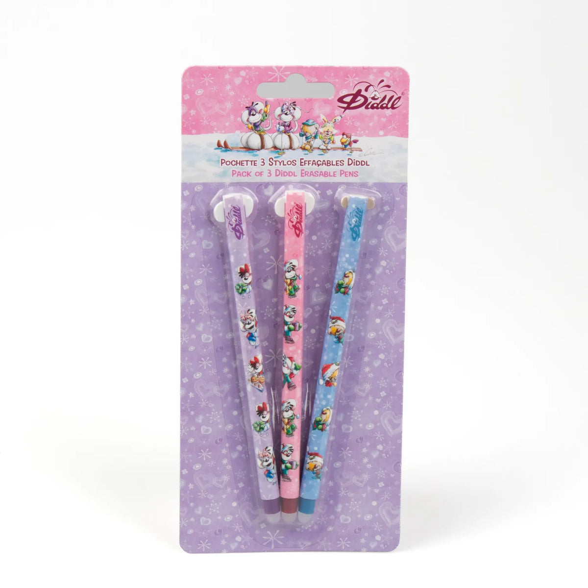 Pochette 3 stylo effaçable diddl hiver ❄️ PRÉCOMMANDE EXPÉDITION À PARTIR DU 31 octobre ⚠️