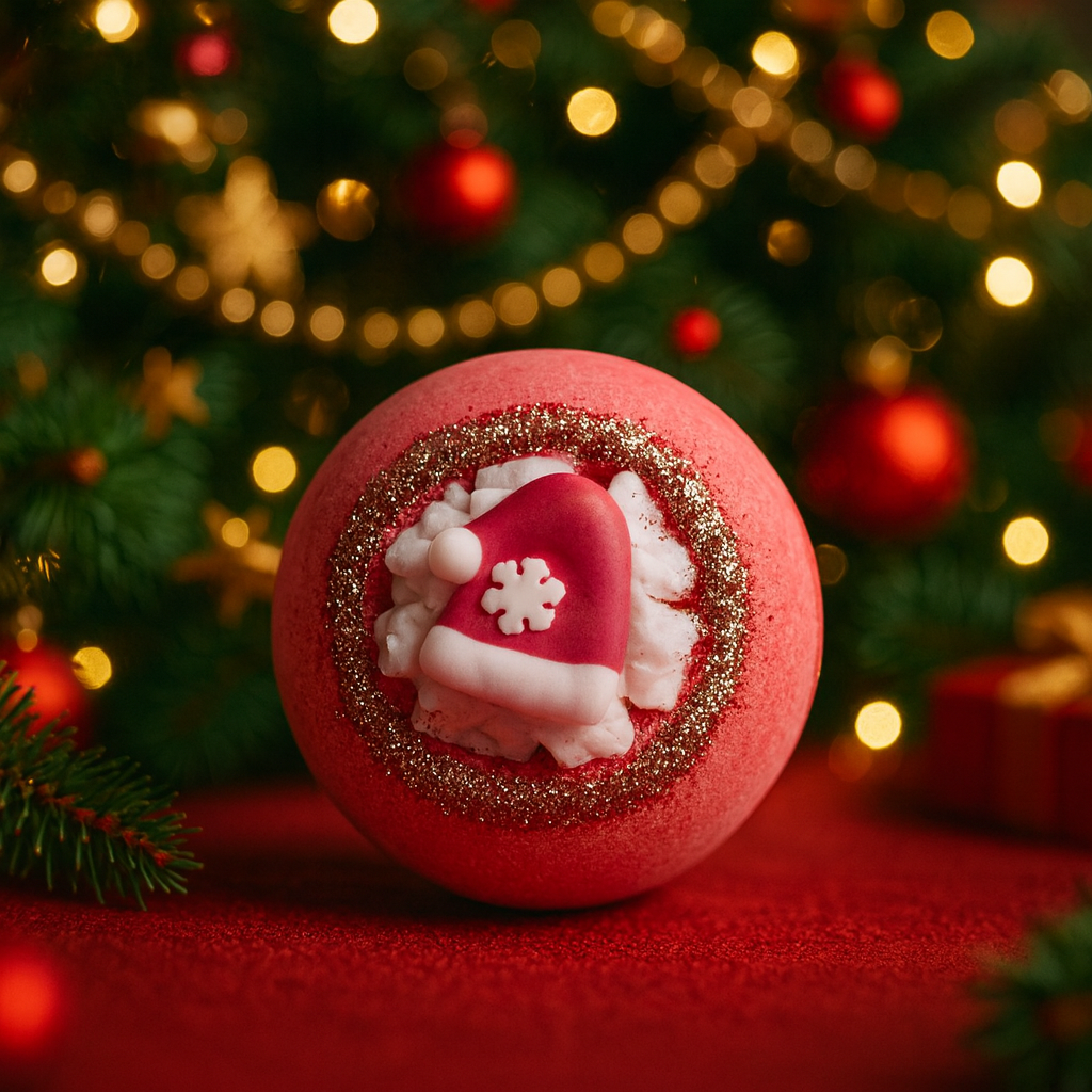 Bombe de bain pour le bain Pomme & Cannelle
