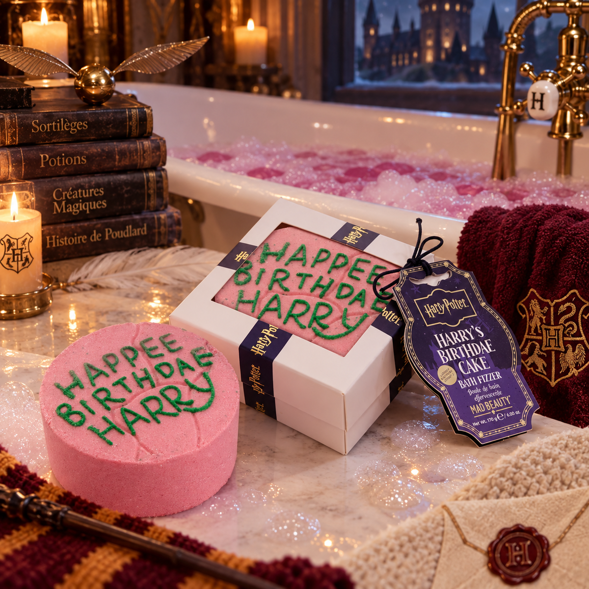 ⚡ Bombe de bain Harry Potter™ – Happee Birthdae Harry 🎂