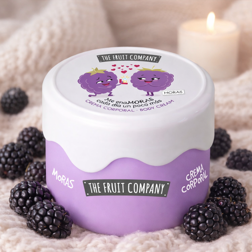 Crème Corporelle aux Mûres – 200 ml | The Fruit Company ✨