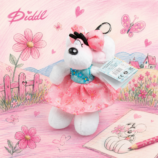Porte-clés peluche Diddlina robe summer 15cm ✨ PRÉCOMMANDE