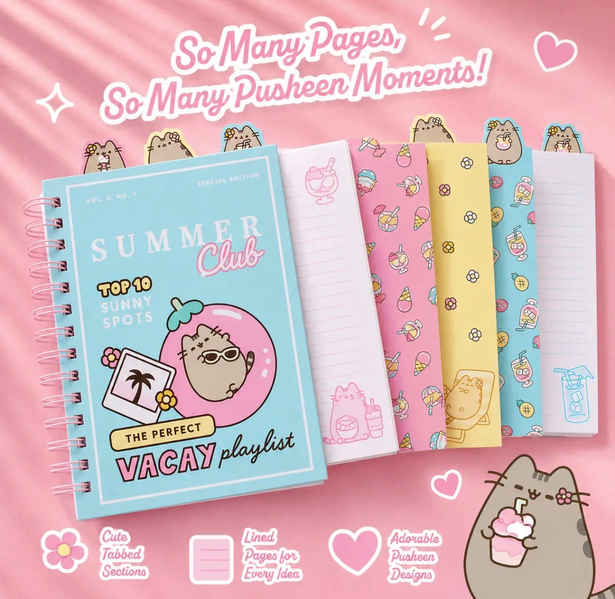 Carnet A5 pusheen ✨