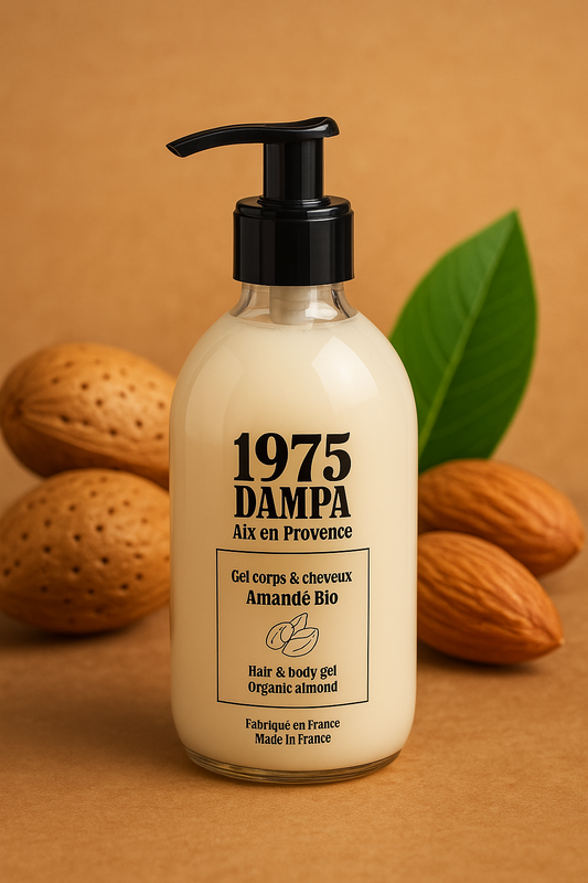 Gel corps & cheveux à l'amande bio - 300ml