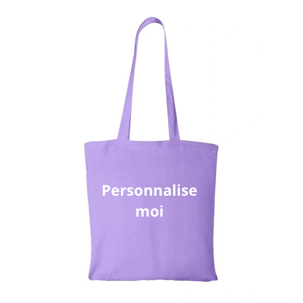 Personnalise ton TOTE BAG lavande